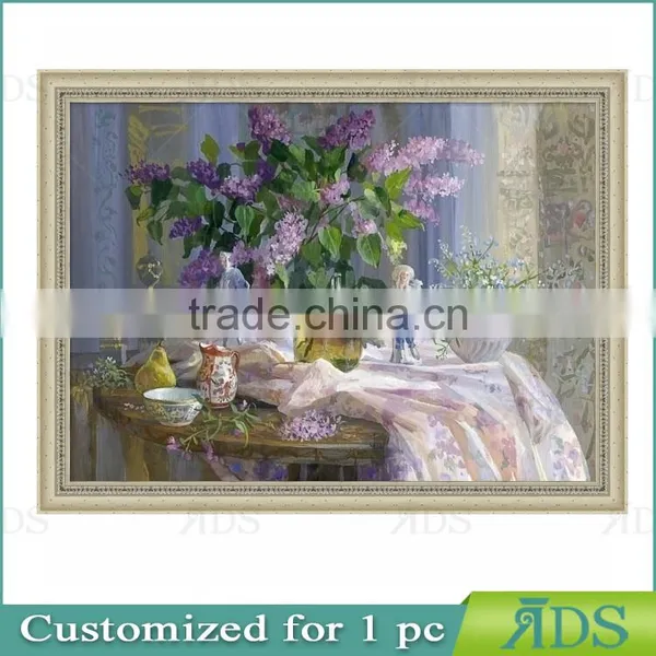 Designs Simple Flower Pot Canvas Vase Painting photo-6