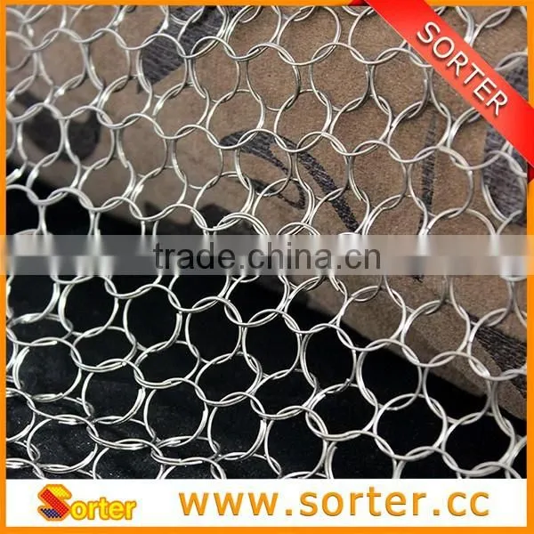 Hot Sale Metal Chain Mail Ring Curtain for Room Divider Interior Decoration photo-2