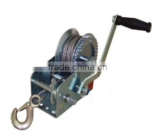 362869-3 Cable 3000 Lbs Capacity 4500 Lbs Breaking Force 5:1/10:1 Gear Ratio Hand Winch photo-2