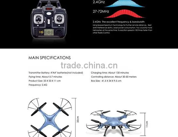 Outdoor 2.4g rc Quadcopter Cooler Fly Drone With Camera photo-4