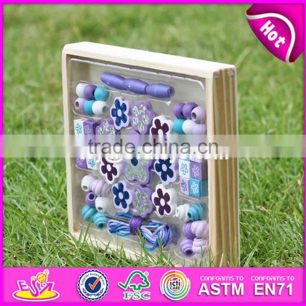 2017 New Design Children Threading Beads Wooden Educational Toys for 4 Year Olds W11E061 photo-2