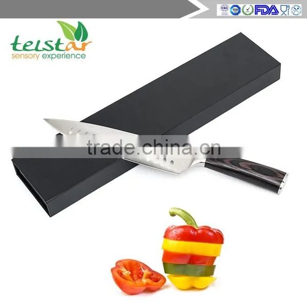 8 Inch Professional Kitchen Chef Knife- High Carbon Ultimate Sharp Stainless Steel Blade With Black Gift Box photo-6