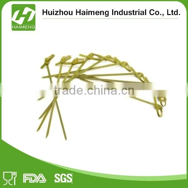 Bamboo Knotted Skewer/Bamboo Cocktail Picks/Bamboo Skewer