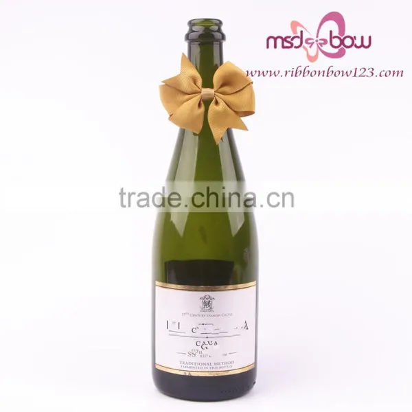 MSD 1"-25mm Grosgrain Ribbon Bow Pre-made Bow for Wine Bottle photo-2