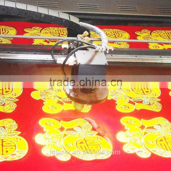 Printing Embroidered Fabric Cloth Automatic Laser Cutting Machine for Sportswear photo-5