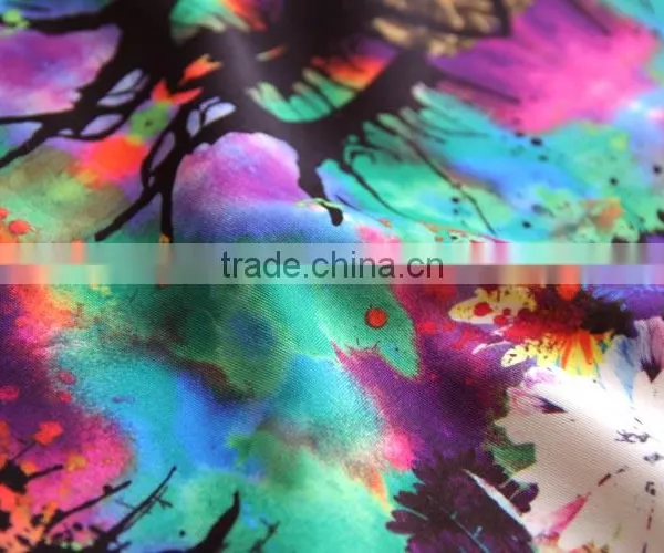 Fashion Fabric Techno Print ,high Quelity photo-2