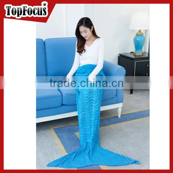 Custom Wholesale Sexy Girls Women Mermaid Tail Blanket photo-3