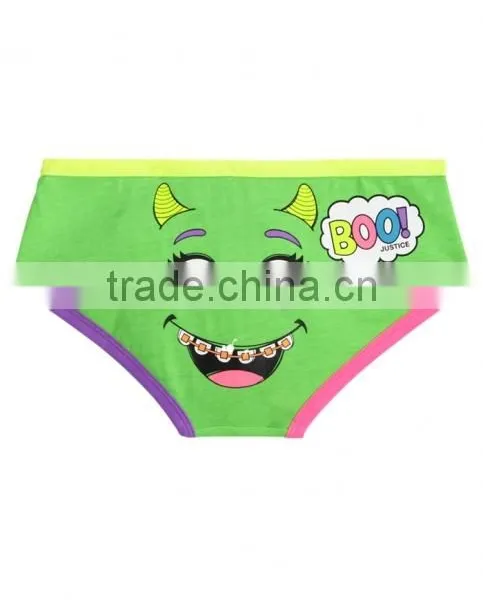 Colored Dots Printing Design Girls Underwear Shorts Briefs photo-6
