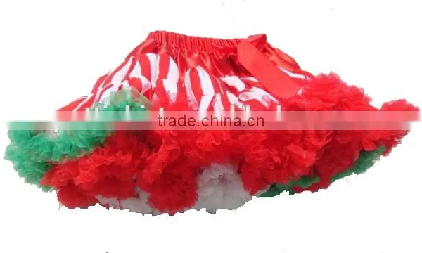 Red Pettiskirt TuTu Dress For Girls Christmas Puffy Tulle Skirts photo-5
