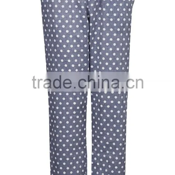 Dot All Over Printed Cotton Pyjamas Women photo-5