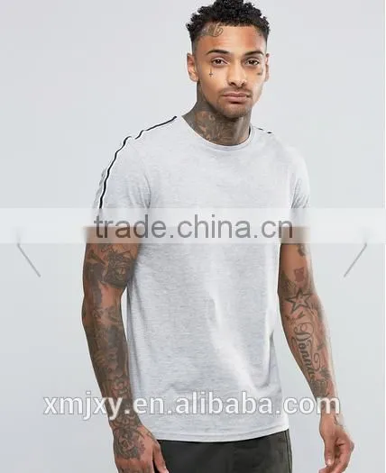 2016 Men t Shirt Made in China Cut Out Short Sleeve photo-2