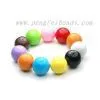 Solid Color Acrylic Beads