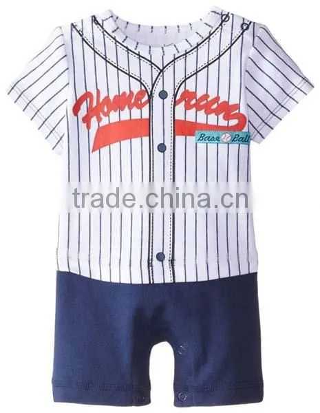 Gentle Style Short Sleeve Baby Boy Romper With Necktie photo-2