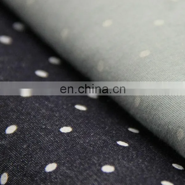 100 Cotton Denim Printed Fabric photo-3