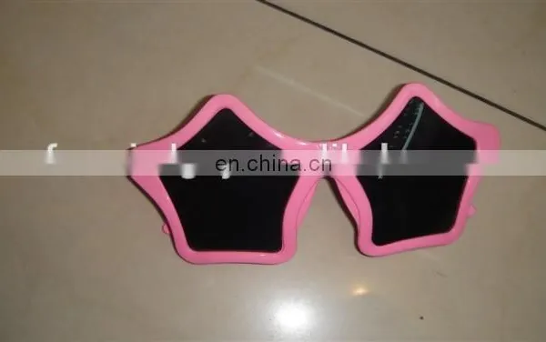 Stra Shaped Glitter Party Sunglasses photo-2