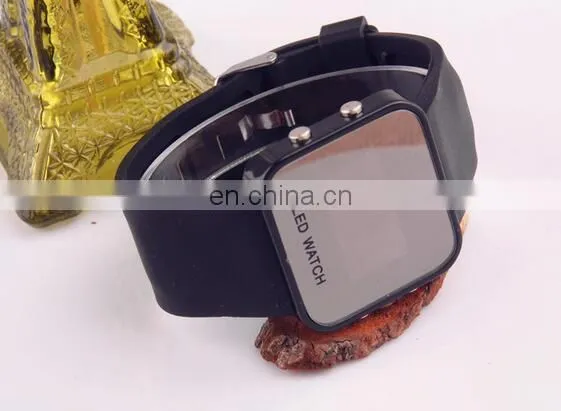 GODBEAD Super Touch Screen Electronics Women Watches Silicone Watch Soft Watchband Square Shape Big Display photo-6