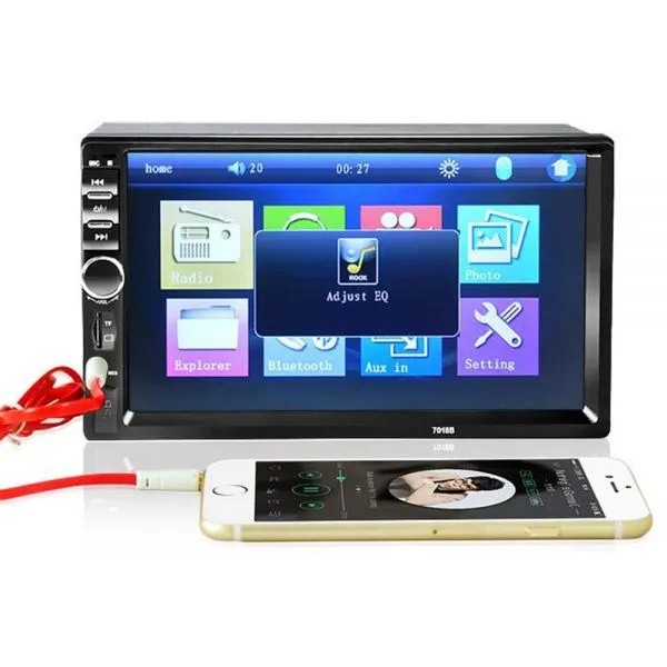 7 Inch Wifi Android Double Din Radio 2G For Bmw
