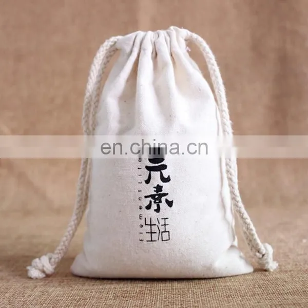 Eco-friendly Small Canvas Drawstring Bag photo-4