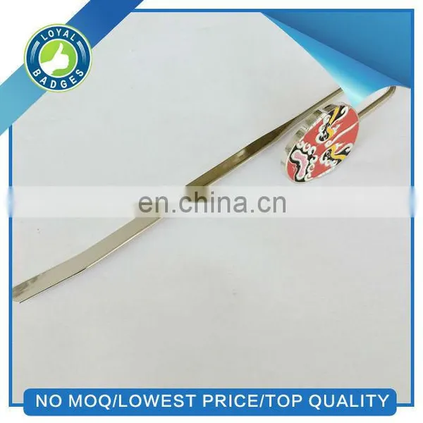 Cheap Custom Shape Metal Bookmark for Books