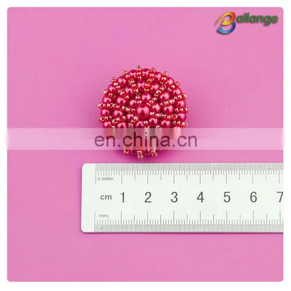 Handmade Accessories Bailange Wholesale Red Color Children's Button photo-2
