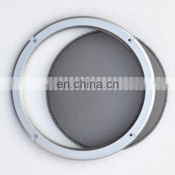Black Powder Coated Metal Aluminum Auto Car Accessory Small Mesh Speaker Grille Cover