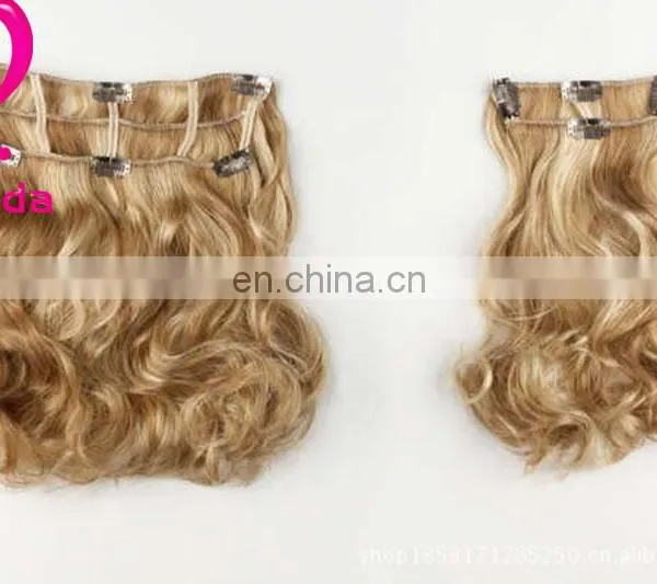 Hair Extensions Clips Clip in Human Hair Extensions for Black Women photo-3