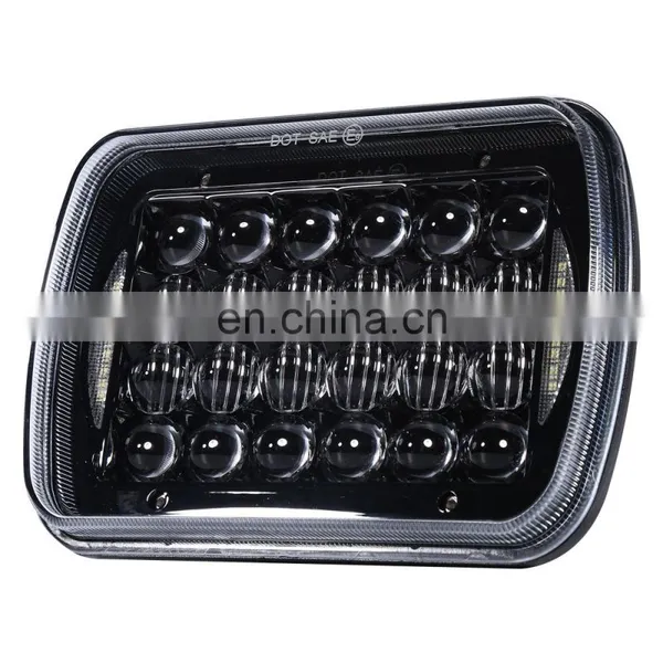 Offroad Driving Hi/Lo Auto Parts Aluminum Housing Dot Sae E-mark 4*6 Led Headlight for Tractor Heavy Truck Car for Jeep Price photo-3