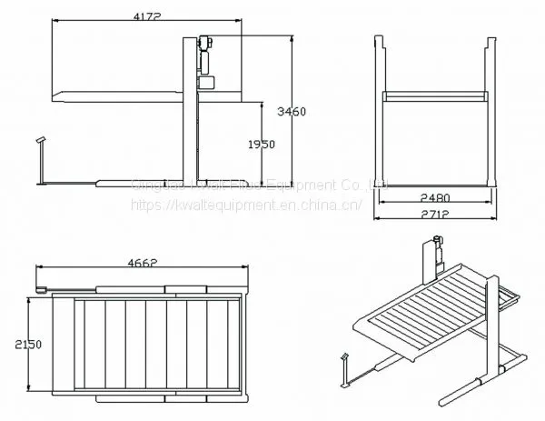 Simple 2-psot Parking Lift CLF-T2500 photo-3