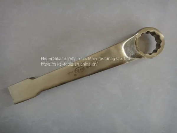 Non Sparking Hand Tools Aluminum Bronze Alloy Offset Slogging Ring Wrench photo-2