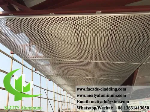 Exterior 3mm Aluminum Facade Laser Cut Metal Cladding Panel Supplier in China Durable Finish RAL Color photo-3