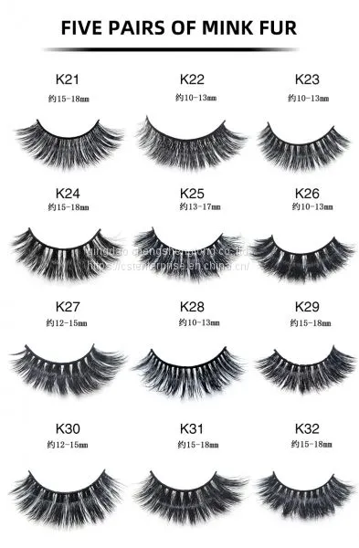 Eyelashes Natural Thick False Eyelashes 5 Pairs Pack