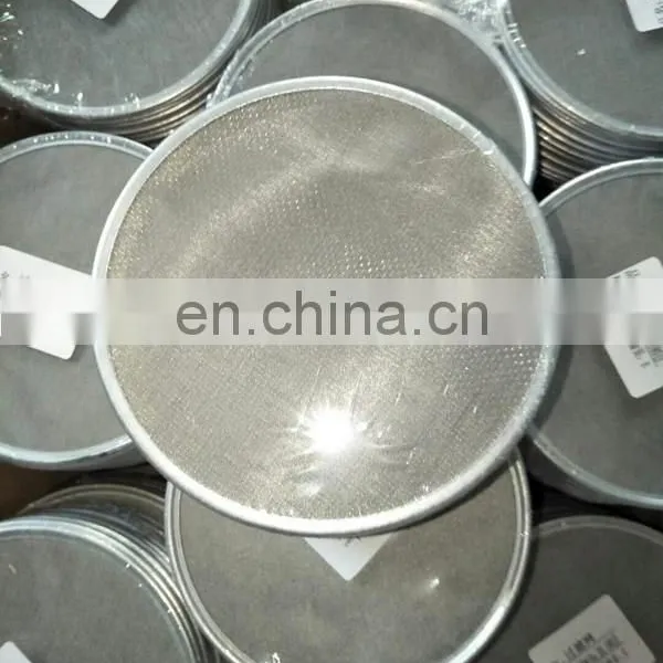 Porous 304 316L 0.2 1 5 10 20 100 Micron Sintered Stainless Steel Wire Mesh Filter Disc photo-5