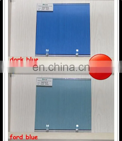 4mm 5mm 6mm Euro / Dark Blue Reflective Glass photo-5