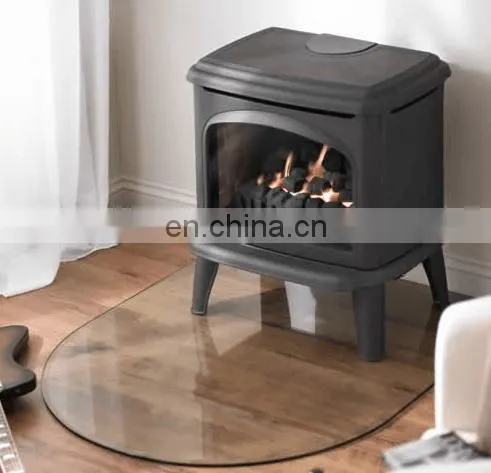 4mm 5mm 6mm 8mm Standard Tempered Glass Panel for Fireplace Hearth Plates Floor Plates photo-5