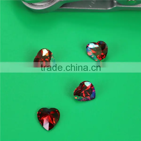 Best Quality Incomparable Beautiful 8mm Round Rose ab Zircon Diamond Stone photo-6