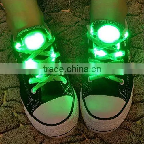 LED Shoelaces Light up Flashing Shoe Laces or Fluorescence Shoelaces Rave Party photo-6