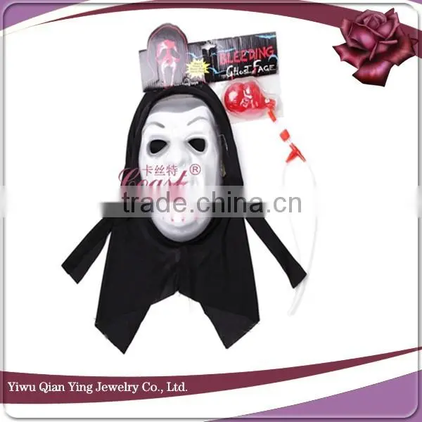 Bleeding Scary Halloween Masquerade PVC Party Face Mask photo-6