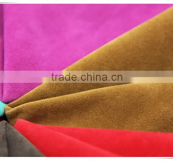 Double Side Flocking Fabric Sofa Upholstery Fabriccheap Curtain Fabric photo-5