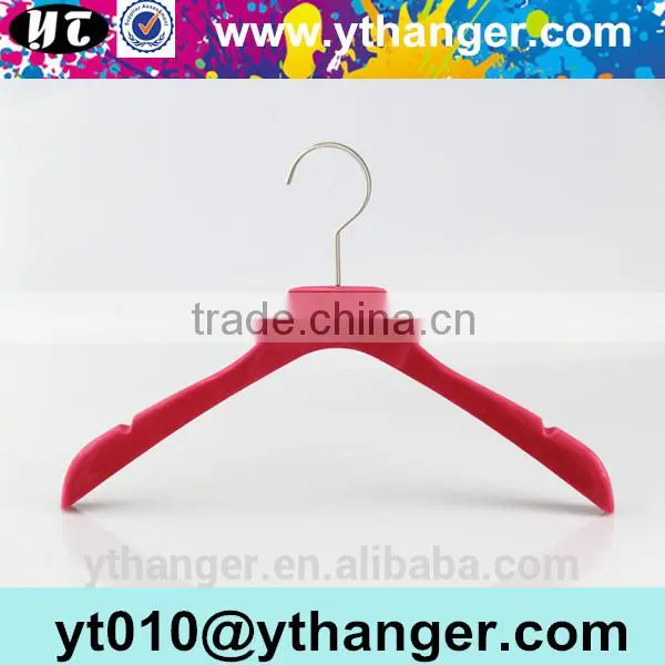 YY0493 Custom Hanger Factory Bridal Dress Hanger Wedding Dress Purple Notched Velvet Hanger Supplier's Choice photo-6