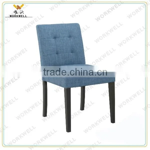 WorkWell Good Fabric Dining Room Chair With Rubber Wood Legs Kw-D4151 photo-3