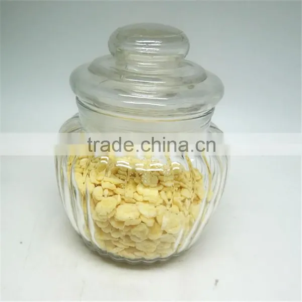 600mlglass Material Candy Jars With Glass Caps photo-2