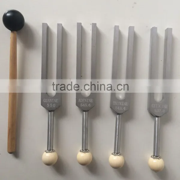 545.6HZ of ADENINE Tuner of Sound Healing Tuning Fork Set Of DNA Nucleotide Tuners photo-4