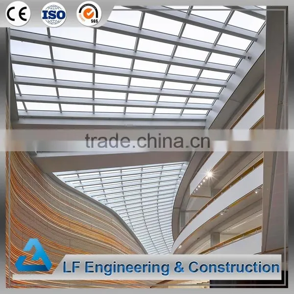 Excellent Industrial Steel Structure Buildings Atrium Roof photo-6