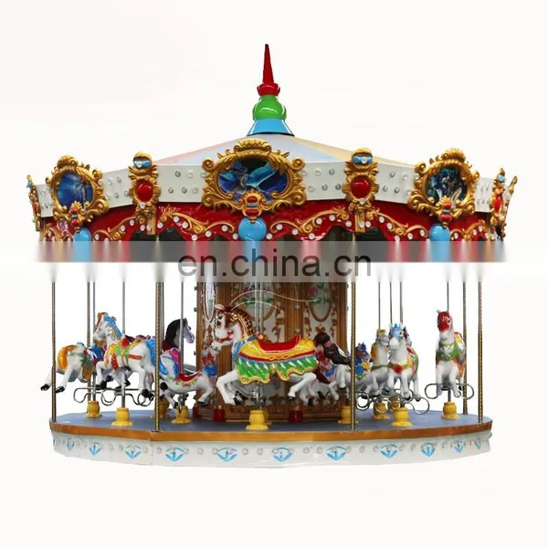 Carnival Amusement Carousel Horse for Kiddie Carousel Amusement Equipment Classical for Sale photo-3