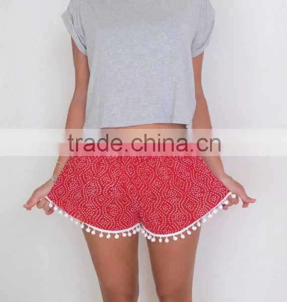 Christmas Pom Pom Shorts photo-3