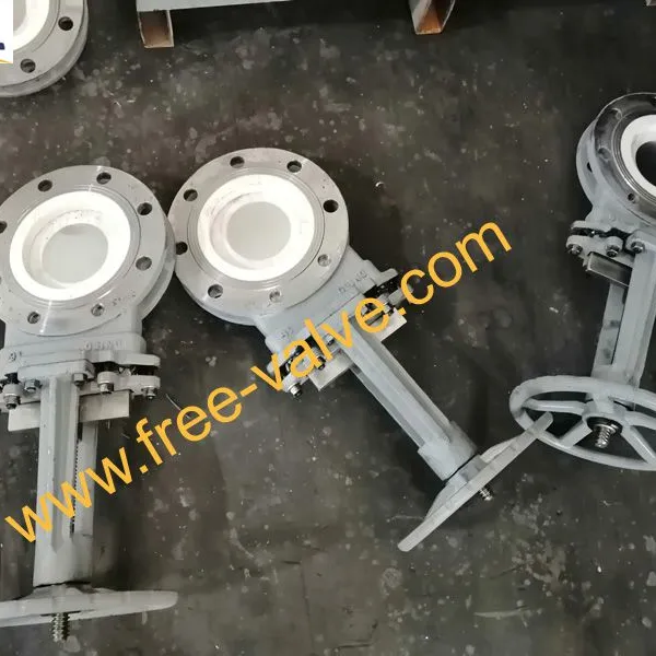 Manual Operating Ceramic Lined Abrasion-resistant Knife Gate Valve for Fly Ash System photo-5