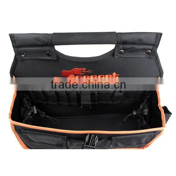 Heavy Duty 1680D Tool Tote Bag Multifunctional Tool Tote Bag Deluxe Black Portable Tool Tote Bag photo-6