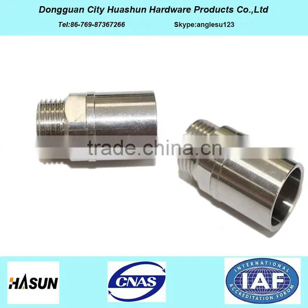 Customized CNC Lathing Parts Shaft Coupling, Stainless Steel Shaft Sleeve photo-2