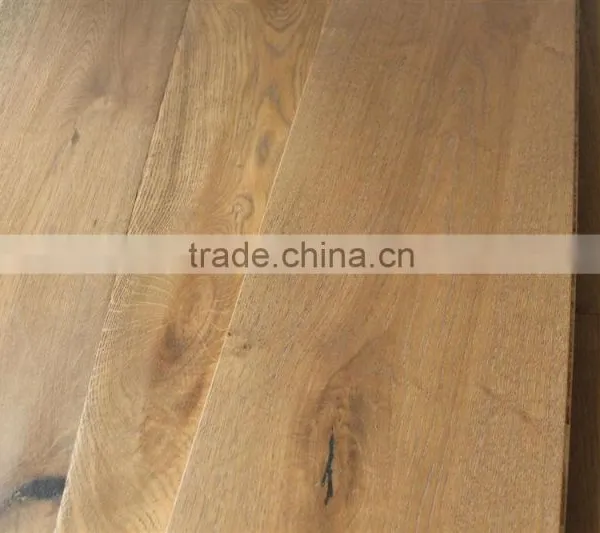 Oiled Coating Oak Engineered Flooring/Raised Knots Oak Engineered Flooring/Smoked Oak Wood Flooring photo-3
