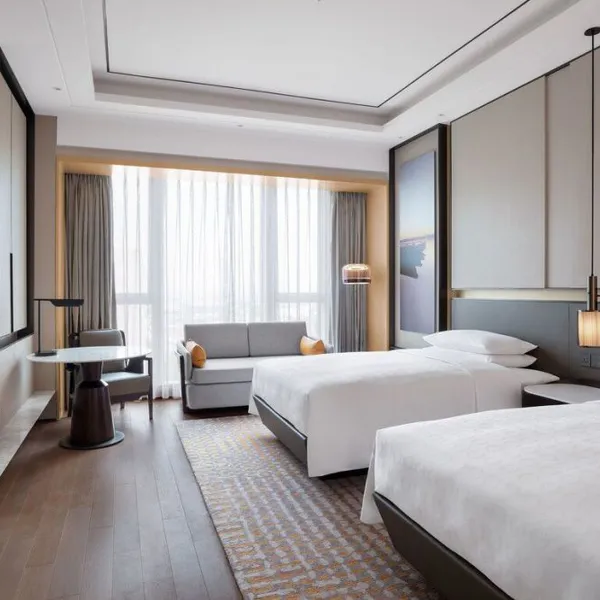 Modern Chinese Style Hotelroom + For Hotel, Villas, and Apartment